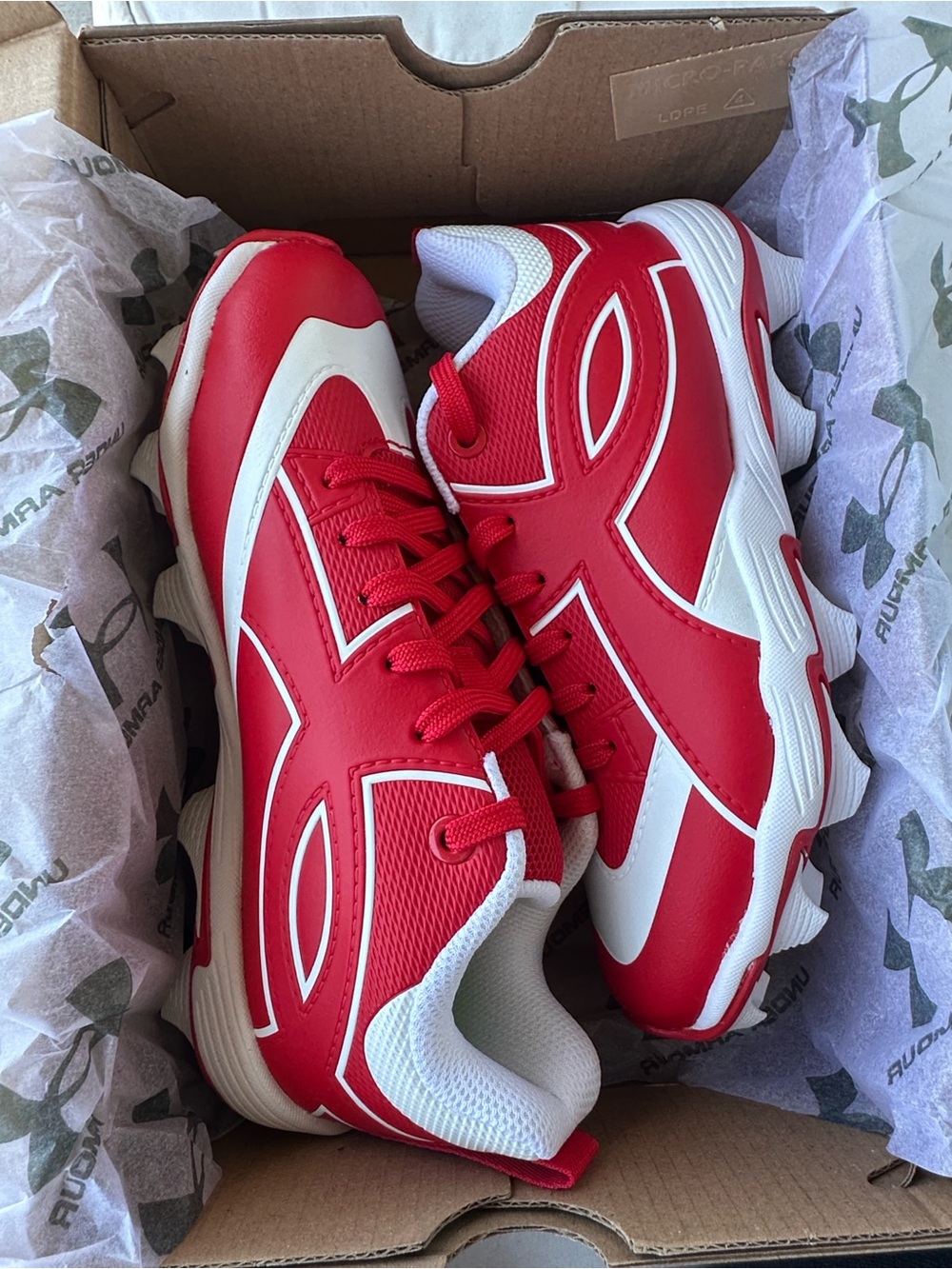 Under Armour Boys' Leadoff Icon Low RM JR Baseball Cleats